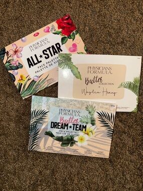 Physicians Formula palettes x3 lightly swatched as is SEE PICS